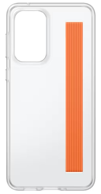 Samsung Slim Strap Cover Samsung A33 - läpinäkyvä ryhmässä ÄLYPUHELIMET JA TABLETIT / Puhelimen suojakotelo / Samsung @ TP E-commerce Nordic AB (38-94672)