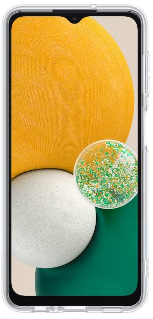 Samsung Soft Clear Cover A13 5G läpinäkyvä ryhmässä ÄLYPUHELIMET JA TABLETIT / Puhelimen suojakotelo / Samsung @ TP E-commerce Nordic AB (38-94673)