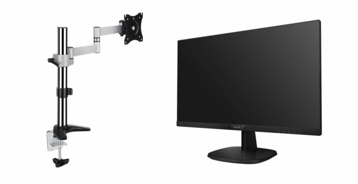 Paket med monitor från Philips och fäste från Andersson - Pre-owned, Klass A ryhmässä TIETOKOONET & TARVIKKEET / Näytöt / Tietokonenäytöt @ TP E-commerce Nordic AB (38-94850)