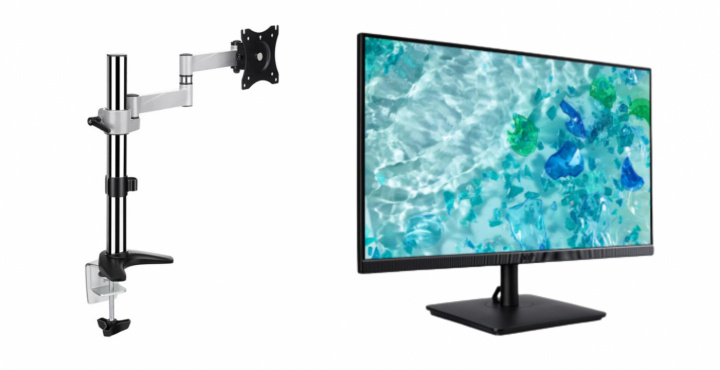 Paket med monitor från Acer och fäste från Andersson - Pre-owned, Klass C ryhmässä TIETOKOONET & TARVIKKEET / Näytöt / Tietokonenäytöt @ TP E-commerce Nordic AB (38-94851PKT)