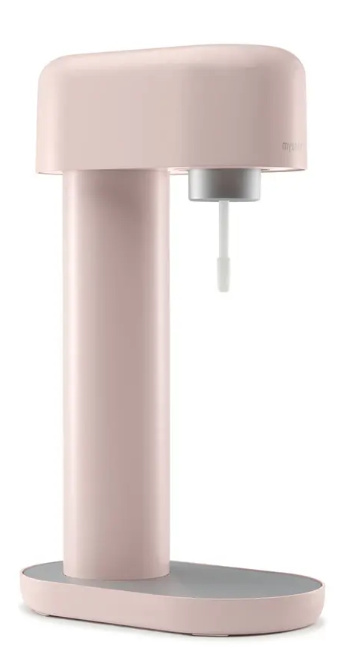 MySoda Ruby Light Pink Excl. CO2 Cartridge ryhmässä KOTI, TALOUS JA PUUTARHA / Kodinkoneet / Vesi ja mehu / Hiilihapotuslaitteet / Hiilihapotuslaitteet @ TP E-commerce Nordic AB (38-94861)