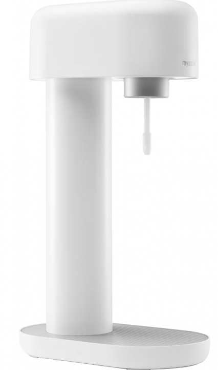 MySoda Ruby White Excl. CO2 Cartridge ryhmässä KOTI, TALOUS JA PUUTARHA / Kodinkoneet / Vesi ja mehu / Hiilihapotuslaitteet / Hiilihapotuslaitteet @ TP E-commerce Nordic AB (38-94864)