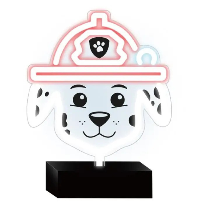 Paw Patrol LED Neon Light MARSHALL on Stand ryhmässä KODINELEKTRONIIKKA / Valaistus / LED-lamput @ TP E-commerce Nordic AB (38-94866)