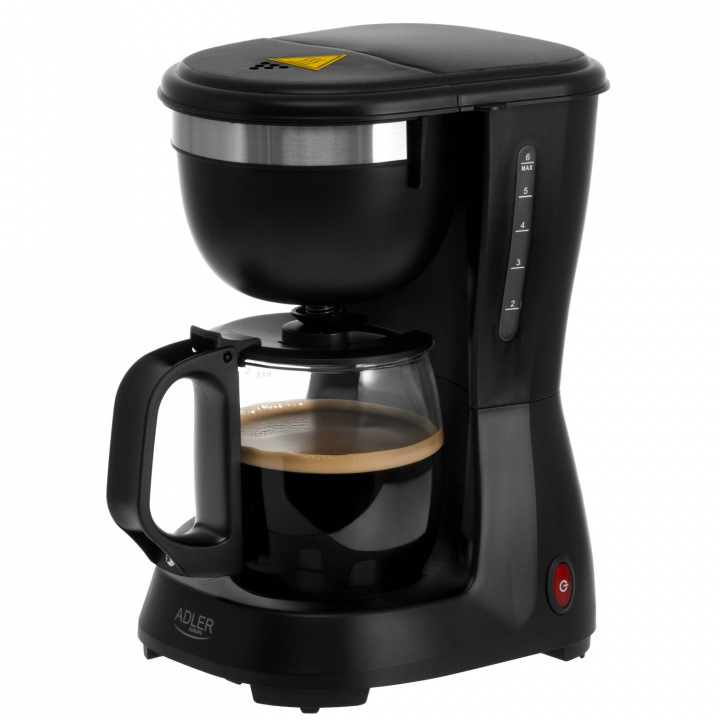 Adler AD 4381 svart Droppkaffebryggare 0,6 l ryhmässä KOTI, TALOUS JA PUUTARHA / Kodinkoneet / Kahvikoneet ja tarvikkeet / Kahvinkeittimet @ TP E-commerce Nordic AB (38-94915)