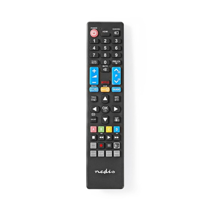 Nedis Kaukosäädin | Sopii laitteeseen: Samsung | Kiinteä | 1 Laite | Netflix -näppäin | Infrapuna | Musta ryhmässä KODINELEKTRONIIKKA / Ääni & Kuva / TV & Tarvikkeet / Kaukosäätimet @ TP E-commerce Nordic AB (38-95260)