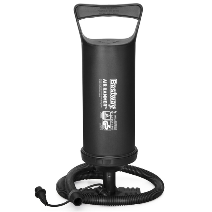 Bestway Luftpump Air Hammer 36cm- Dubbelverkande handpump ryhmässä URHEILU, VAPAA-AIKA JA HARRASTUS / Ulkoilu / Ilmapatjat @ TP E-commerce Nordic AB (38-95334)