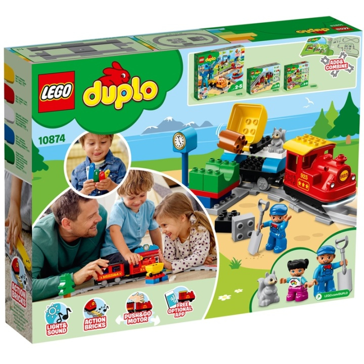 LEGO DUPLO Town - Ångtåg ryhmässä LELUT, TUOTTEET LAPSILLE JA VAUVOILLE / Leikkikalut, Askartelu &Pelit / Rakennuslelut / Lego @ TP E-commerce Nordic AB (38-95422)