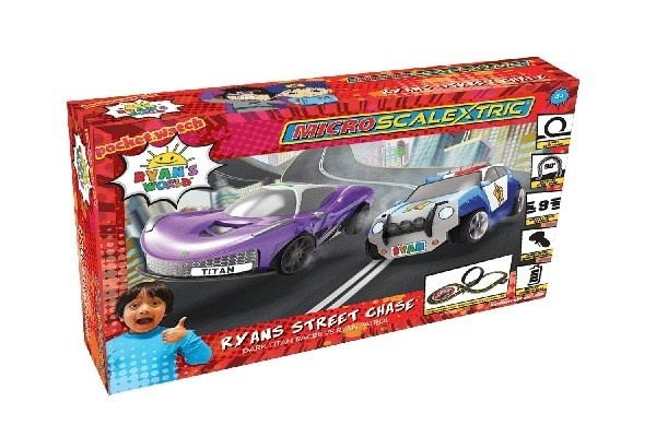 Bilbana Micro Scalextric Ryans World Street Chase ryhmässä LELUT, TUOTTEET LAPSILLE JA VAUVOILLE / Radio-ohjattava / Autoradat / Radat @ TP E-commerce Nordic AB (38-95506)