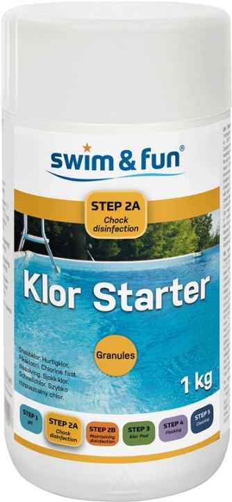 Klor Starter Fast Dissolving Granules 1 kg ryhmässä KOTI, TALOUS JA PUUTARHA / Puutarhatuotteet / Uima-allas & Tarvikkeet / #SAKNAS! @ TP E-commerce Nordic AB (38-95647)