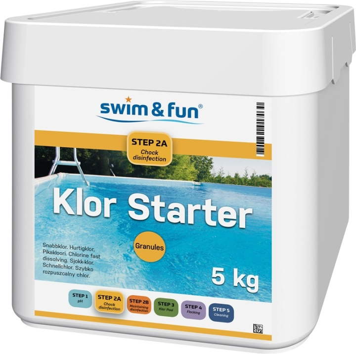 Klor Starter Fast Dissolving Granules 5 kg ryhmässä KOTI, TALOUS JA PUUTARHA / Puutarhatuotteet / Uima-allas & Tarvikkeet / #SAKNAS! @ TP E-commerce Nordic AB (38-95648)