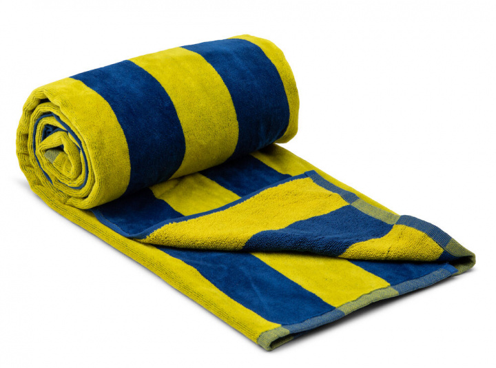 Lord Nelson VICTORY Beach Towel Cabana, Marin/Gul, 80x160 cm ryhmässä KOTI, TALOUS JA PUUTARHA / Kylpyhuone / Pyyhkeet @ TP E-commerce Nordic AB (38-95805)