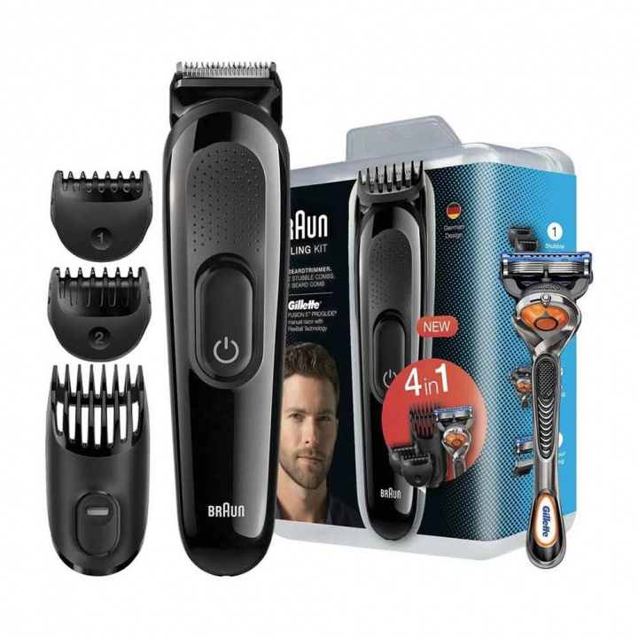 Braun SK3000 Skäggtrimmer - Styling Kit ryhmässä KAUNEUS JA TERVEYS / Hiukset &Stailaus / Sheivaus ja trimmaus / Partatrimmerit & Tarvikkeet @ TP E-commerce Nordic AB (38-95887)