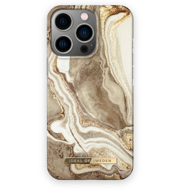 iDeal of Sweden Muotikotelo iPhone 14 Plus, kultainen hiekkamarmori ryhmässä ÄLYPUHELIMET JA TABLETIT / Puhelimen suojakotelo / Apple / iPhone 14 @ TP E-commerce Nordic AB (38-95922)