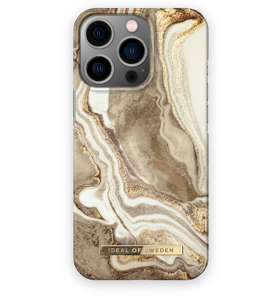 iDeal of Sweden Fashion Case iPhone 14 Plus, Golden Sand Marble ryhmässä ÄLYPUHELIMET JA TABLETIT / Puhelimen suojakotelo / Apple / iPhone 14 @ TP E-commerce Nordic AB (38-95922)