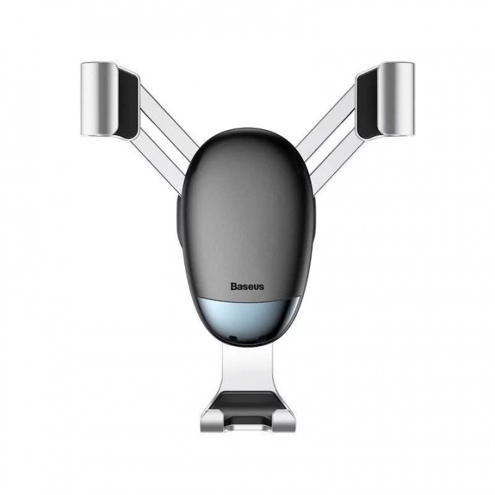Baseus Mini Gravity - Bilhållare, Svart/Silver ryhmässä AUTO / Matkapuhelinteline / Matkapuhelinteline Älypuhelimille @ TP E-commerce Nordic AB (38-95987)