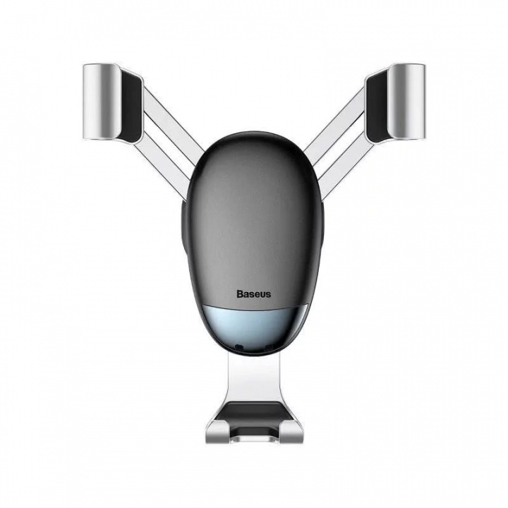 Baseus Mini Gravity - autoteline, musta/hopea ryhmässä AUTO / Matkapuhelinteline / Matkapuhelinteline Älypuhelimille @ TP E-commerce Nordic AB (38-95987)