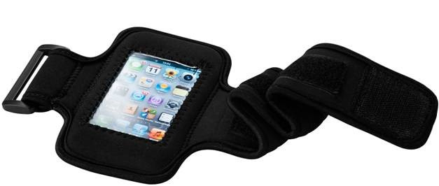 Svart armband för iPhone - 8x16 cm ryhmässä ÄLYPUHELIMET JA TABLETIT / Muut tarvikkeet / Muut @ TP E-commerce Nordic AB (38-95998)