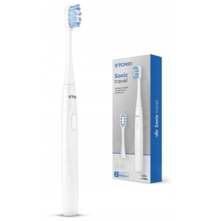 Evorei Sonic Travel Toothbrush ryhmässä KAUNEUS JA TERVEYS / Suunhoito / Sähköhammasharjat @ TP E-commerce Nordic AB (38-96077)