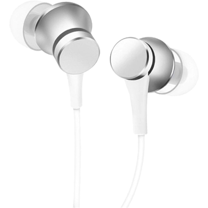 Xiaomi Mi Basic In-Ear Hörlurar, Silver ryhmässä KODINELEKTRONIIKKA / Ääni & Kuva / Kuulokkeet & Tarvikkeet / Kuulokkeet @ TP E-commerce Nordic AB (38-96227)