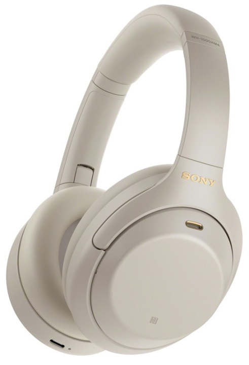 Sony WH-1000XM4 Brusreducerande trådlösa hörlurar, Silver ryhmässä KODINELEKTRONIIKKA / Ääni & Kuva / Kuulokkeet & Tarvikkeet / Kuulokkeet @ TP E-commerce Nordic AB (38-96231)