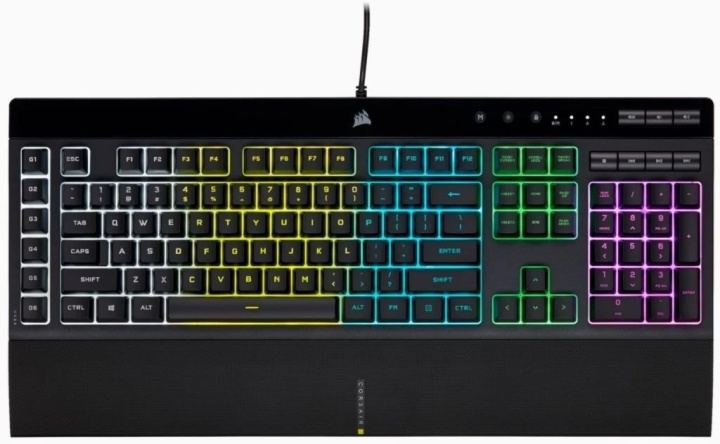 Corsair K55 RGB PRO Gamingtangentbord ryhmässä TIETOKOONET & TARVIKKEET / GAMING / Näppäimistöt @ TP E-commerce Nordic AB (38-96285)