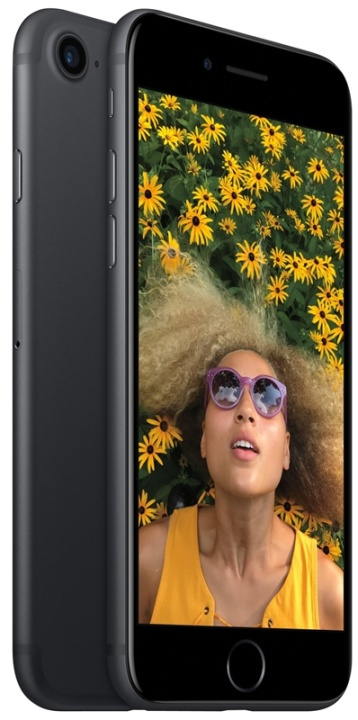 Preowned Apple iPhone 7 128 GB Black - T1A Good Condition ryhmässä ÄLYPUHELIMET JA TABLETIT / Kännykät & smartphones @ Teknikproffset Nordic AB (38-96367)