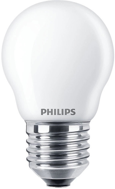 Philips LED-lampa Frostat glas, E27 2700K 470lm 4,3W ryhmässä KODINELEKTRONIIKKA / Valaistus / LED-lamput @ TP E-commerce Nordic AB (38-96380)