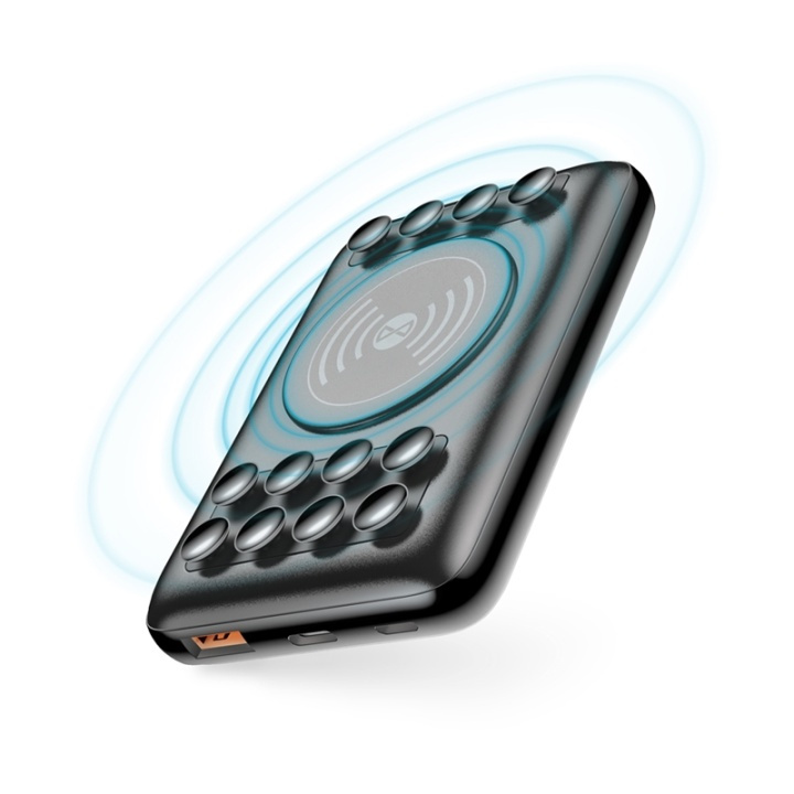 Forever Wireless Power Bank 10,000mAh imukupeilla varustettuna ryhmässä ÄLYPUHELIMET JA TABLETIT / Laturit & Kaapelit / Powerbanks @ TP E-commerce Nordic AB (38-96403)