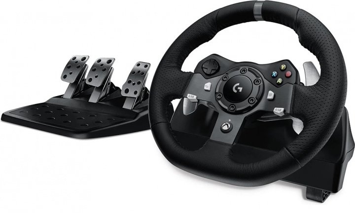 Logitech G920 Driving Force Racing Wheel (PC/Xbox One) ryhmässä KODINELEKTRONIIKKA / Pelikonsolit & Tarvikkeet / Xbox One @ TP E-commerce Nordic AB (38-96588)