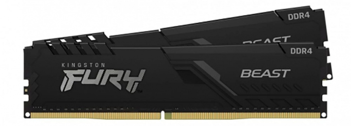 Kingston Fury Beast DDR4 3600MHz 2x8GB ryhmässä TIETOKOONET & TARVIKKEET / Tietokoneen komponentit / RAM-muistit / DDR4 @ TP E-commerce Nordic AB (38-96625)