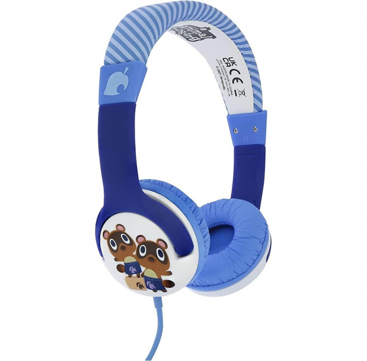 OTL Animal Crossing Timmy & Tommy Kids Headphones ryhmässä KODINELEKTRONIIKKA / Ääni & Kuva / Kuulokkeet & Tarvikkeet / Kuulokkeet @ TP E-commerce Nordic AB (38-96833)