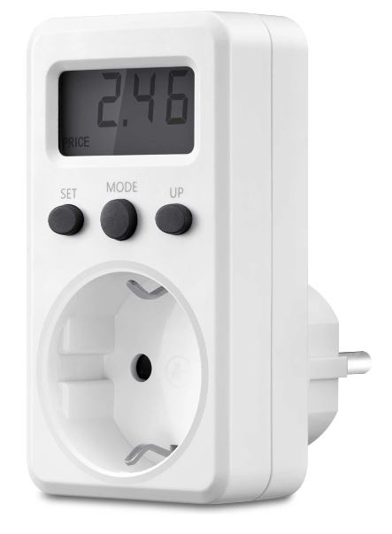 ON EMR 100 Muistitoiminnolla varustettu energiamittari seinäpistorasioille ryhmässä KOTI, TALOUS JA PUUTARHA / Älykodit / Energiamittari @ TP E-commerce Nordic AB (38-96847)