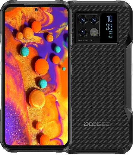 Doogee V20 Telefon 256/8GB Svart ryhmässä ÄLYPUHELIMET JA TABLETIT / Kännykät & smartphones @ TP E-commerce Nordic AB (38-96947)