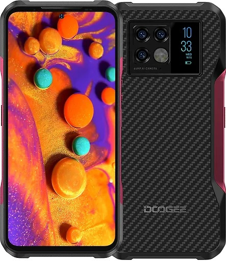 Doogee V20 Telefon 256/8GB Svart/Röd ryhmässä ÄLYPUHELIMET JA TABLETIT / Kännykät & smartphones @ TP E-commerce Nordic AB (38-96948)