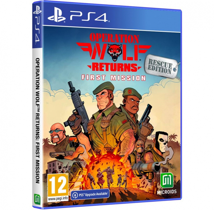 Operation Wolf Returns: First Mission - Rescue Edition (PS4) ryhmässä KODINELEKTRONIIKKA / Pelikonsolit & Tarvikkeet / Sony PlayStation 4 @ TP E-commerce Nordic AB (38-96959)