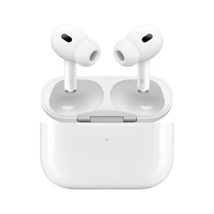 Apple AirPods Pro (2nd gen) MTJV3ZM/A med MagSafe fodral (USB-C) ryhmässä KODINELEKTRONIIKKA / Ääni & Kuva / Kuulokkeet & Tarvikkeet / Kuulokkeet @ TP E-commerce Nordic AB (38-96976)