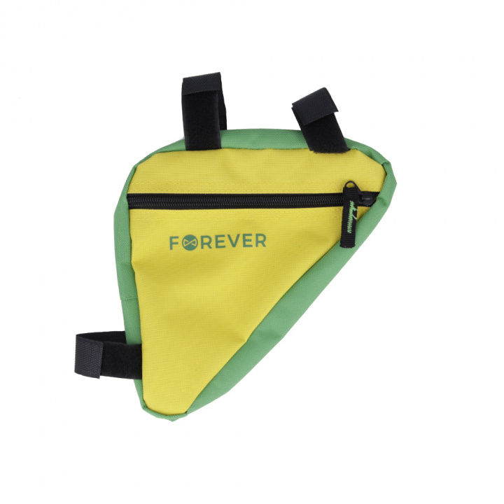 Forever Outdoor pyörälaukku pyörän runkoon, keltainen/vihreä ryhmässä URHEILU, VAPAA-AIKA JA HARRASTUS / Urheiluvälineet / Pyörätarvikkeet / Muut pyörätarvikkeet @ TP E-commerce Nordic AB (38-97109)