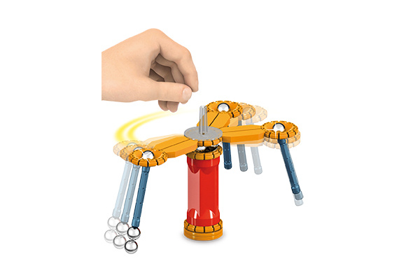 Geomag Mechanics magneettinen rakennusjärjestelmä 33 kpl ryhmässä LELUT, TUOTTEET LAPSILLE JA VAUVOILLE / Leikkikalut, Askartelu &Pelit / Rakennuslelut / Geomag @ TP E-commerce Nordic AB (38-97194)