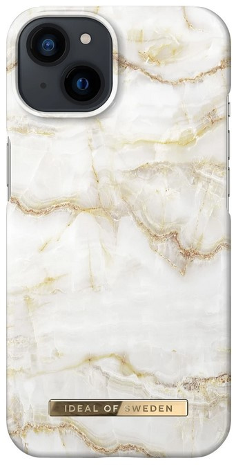 IDEAL OF SWEDEN Golden Pearl Marble Fashion Case till iPhone 13 ryhmässä ÄLYPUHELIMET JA TABLETIT / Puhelimen suojakotelo / Apple / iPhone 13 / Kuoret @ TP E-commerce Nordic AB (38-97232)