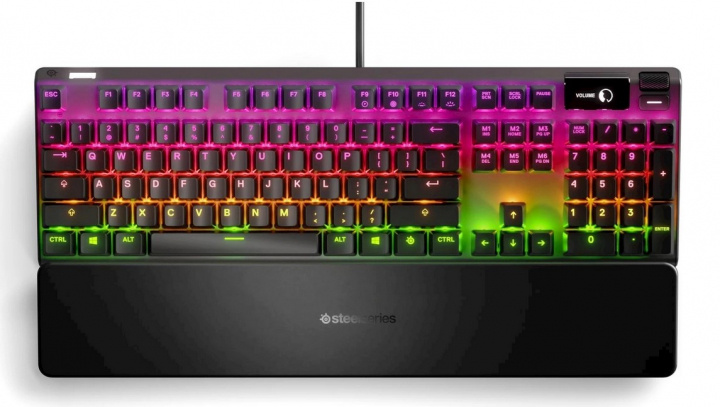 SteelSeries Apex 7 -pelinäppäimistö, jossa on RGB- ja OLED-näyttö ryhmässä TIETOKOONET & TARVIKKEET / GAMING / Näppäimistöt @ TP E-commerce Nordic AB (38-97291)