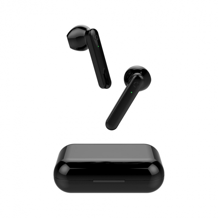Forever TWE-110 Earp Bluetooth-kuulokkeet, musta ryhmässä KODINELEKTRONIIKKA / Ääni & Kuva / Kuulokkeet & Tarvikkeet / Kuulokkeet @ TP E-commerce Nordic AB (38-97319)