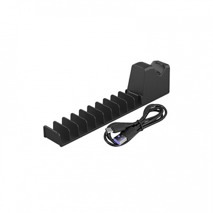 Latausasema PS5-ohjaimelle, musta ryhmässä KODINELEKTRONIIKKA / Pelikonsolit & Tarvikkeet / Sony PlayStation 5 / Tarvikkeet @ TP E-commerce Nordic AB (38-97422)