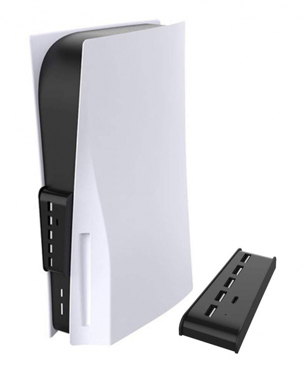 USB-hubi PlayStation 5:lle ryhmässä KODINELEKTRONIIKKA / Pelikonsolit & Tarvikkeet / Sony PlayStation 5 / Tarvikkeet @ TP E-commerce Nordic AB (38-97432)