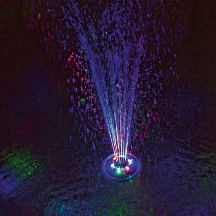 Bestway Flytande poolfontän med flerfärgad ljusshow ryhmässä KOTI, TALOUS JA PUUTARHA / Puutarhatuotteet / Uima-allas & Tarvikkeet / Uima-allas tarvikkeet @ TP E-commerce Nordic AB (38-97458)