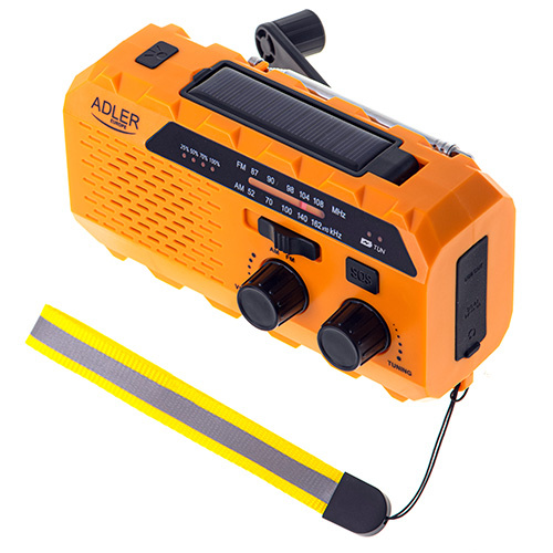 Hätäradio / maantiekeskusradio taskulampulla, aurinkokennoilla ja Powerbankilla varustettuna ryhmässä KODINELEKTRONIIKKA / Ääni & Kuva / Kotiteatteri, HiFi ja kannettavat / Radio & Herätyskellot / Radio @ TP E-commerce Nordic AB (38-97488)