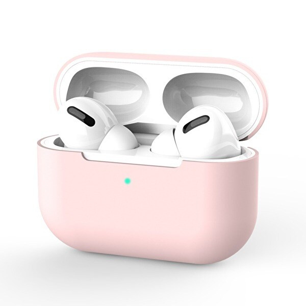 Silikonskal till Airpods Pro, Rosa ryhmässä KODINELEKTRONIIKKA / Ääni & Kuva / Kuulokkeet & Tarvikkeet / Tarvikkeet @ TP E-commerce Nordic AB (38-97541)