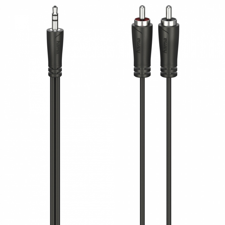 Hama 3.5mm - 2x RCA ljudadapterkabel, 3m ryhmässä KODINELEKTRONIIKKA / Kaapelit & Sovittimet / RCA / Kaapelit @ TP E-commerce Nordic AB (38-97607)