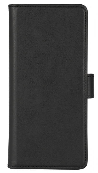 Essentials Motorola Moto G35 PU wallet, detachable, 3 cards, black ryhmässä ÄLYPUHELIMET JA TABLETIT / Puhelimen suojakotelo / Motorola @ TP E-commerce Nordic AB (38-97671)