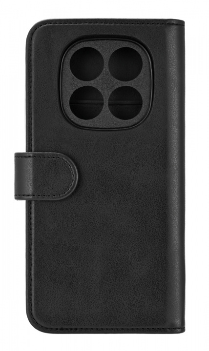 Essentials Xiaomi Redmi Note 14 Pro PU-plånbok, avtagbar, 3 kort, svart ryhmässä ÄLYPUHELIMET JA TABLETIT / Puhelimen suojakotelo / Xiaomi @ TP E-commerce Nordic AB (38-97673)