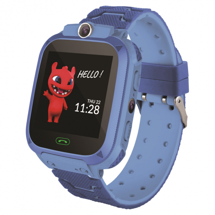 Maxlife Smartwatch för barn, Blå ryhmässä URHEILU, VAPAA-AIKA JA HARRASTUS / Urheilu- ja sykekellot / Smartwatch lapsille @ TP E-commerce Nordic AB (38-98139)